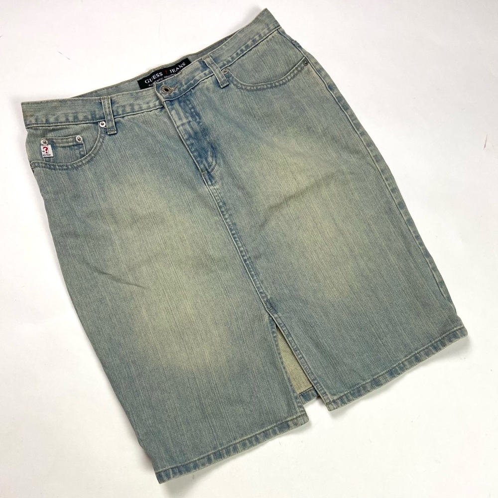 Y2K Guess Denim Skirt - Picture 2 of 6
